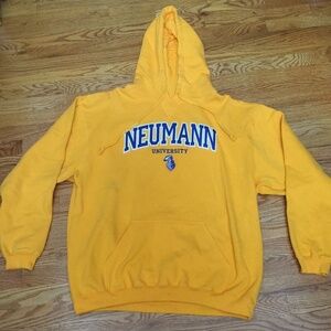Neumann University Yellow Hoodie Sweatshirt XL